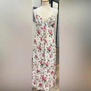 LoveShackFancy Sabina Slip Dress REVOLVE summer floral 500$ party cottage thumbnail 6