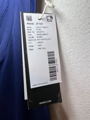 Adidas Utility Singlet Tank Top Shirt Navy Blue Lightweight Running NEW Sz Small thumbnail 8