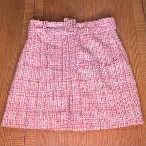 Lovers‎ + Friends REVOLVE Amira Notched Front Tweed Mini Skirt Belt Pink Size XS thumbnail 7