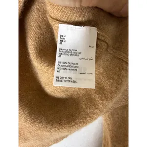 Charter Club Luxury 100% Cashmere V-Neck Sweater Camel Tan Womens Medium thumbnail 4