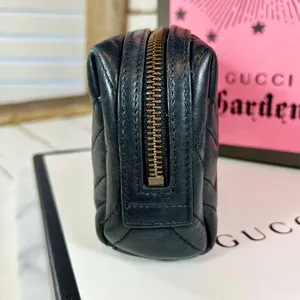 Gucci Calfskin Matelasse GG Marmont Cosmetic Case thumbnail 5