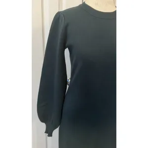 Lulus NWT Sweater Dress Sz MED Rhapsodize‎ Emerald Green Balloon Sleeve Bodycon thumbnail 5