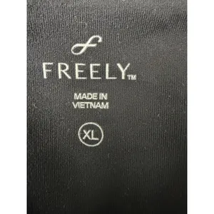 Freely Black‎ Flare Leggings XL High Rise Yoga Pants Stretch Pockets thumbnail 4