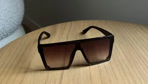 Flat Top Sunglasses Brown thumbnail 1