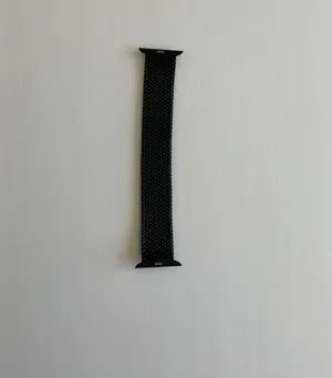 Black Nylon Braided Solo Loop Apple Watch Band thumbnail 2