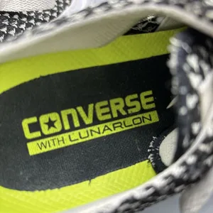 Converse with Lunaron Black White Low Top Women's Sneakers‎ 6 thumbnail 5