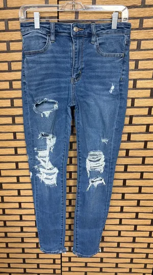 American Eagle‎ Super Hi-Rise Jeggings Size 6 thumbnail 1