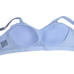 Warners Easy Does It Seamless Stretch Wireless Bra Light Blue RM3911A Large NWT thumbnail 5