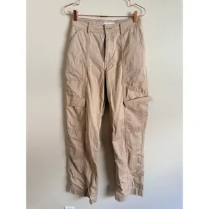 Abercrombie & Fitch Cargo Pants‎ Womens Size 8 Tan Khaki Utility Straight Leg thumbnail 2