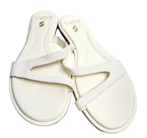 Sarto by Franco Sarto Sandals‎ Womens Size 8 Leather Gwyneth Slip On Shoes thumbnail 1