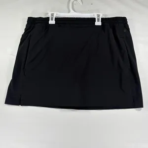 Tommy Bahama IslandZone Black Active Skort Large Pineapple Logo Pockets Golf thumbnail 2