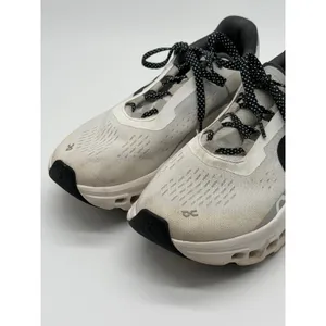 On Cloudmonster Running Shoes Women Size 7.5 White Grey CloudTec Sneakers thumbnail 10