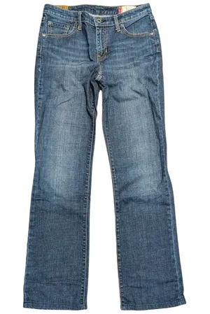Gap 1969 Bootcut Jeans Womens 4 Long Tall Dark Faded Wash Denim Stretch‎ Classic thumbnail 1