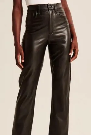 Abercrombie Leather Pants thumbnail 1