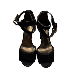 Coach Heels Women's 8B Black Strappy Stiletto Sandals Dress Party‎ Elegant thumbnail 2