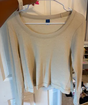 Old Navy Beige Top thumbnail 1
