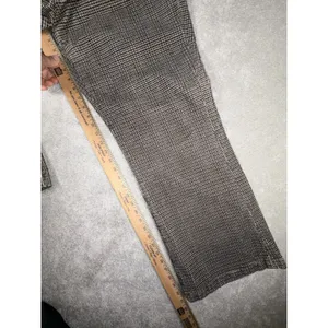 american eagle boot cut corduroy printed pants‎ stretch size 16 brown thumbnail 9