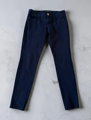 BANANA REPUBLIC Navy Blue Sloan Ankle Pants Size 0 thumbnail 1
