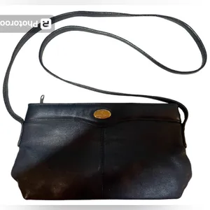 ETIENNE AIGNER Navy Leather Shoulder Bag Blue thumbnail 2
