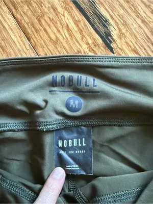 NOBULL Army Green Shorts Size Medium thumbnail 3