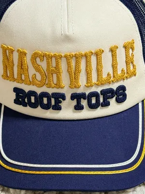 New American Needle “ Nashville Rooftops” Embroidered Trucker Hat thumbnail 3