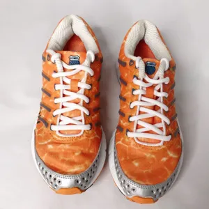 K Swiss K-Ona LA Marathon Running Sneakers Shoes Orange Grey Silver Women 7 thumbnail 5