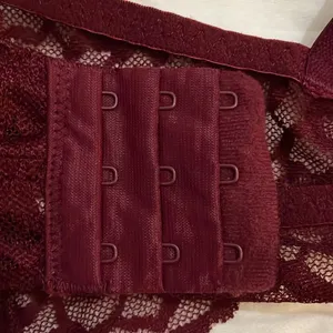 Pink Victoria's Secret Maroon Lace Push-up Bra Size Small Padded Underwire thumbnail 7