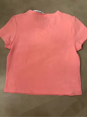 Juicy Couture Women’s M Pink Key to My Juicy Heart Graphic Baby Tee NWT thumbnail 2