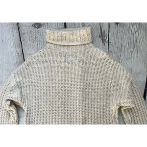 Beige High Neck Longline Sweater thumbnail 13