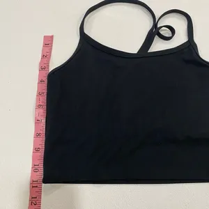 Everyday Yoga Black Strappy Sports Bra/Crop Tank – Medium Activewear Top thumbnail 6