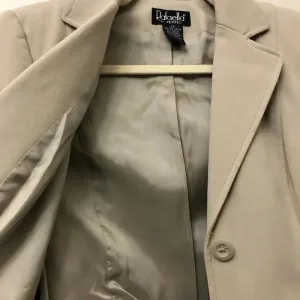 Tan 2‎ Button Lined Blazer by Rafaela - Size 4P thumbnail 7