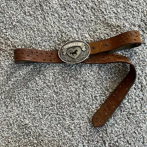 Cowgirl Up Leather Belt Brown thumbnail 6