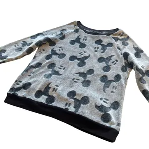 Disney Gray Mickey Mouse Plush Sweater Top thumbnail 7