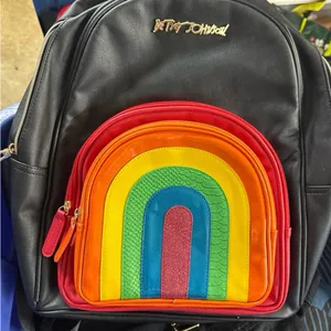 Betsey Johnson Somewhere Over The Rainbow Backpack. thumbnail 2
