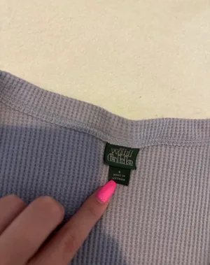 Light Purple Henley Tank Wild Fable thumbnail 2