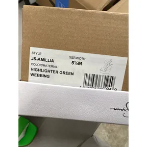 NIB Jessica Simpson 5.5 Highlighter Green Webbing Amillia Platform Wedge Sandals thumbnail 5
