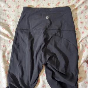 lululemon black groove pants super high rise size 2 thumbnail 2
