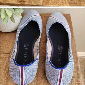 Rothy's Retired Blue Mirror Flats thumbnail 7
