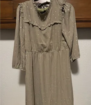 Baltic Born green Vintage-Inspired Sundress with Bishop Sleeves thumbnail 1