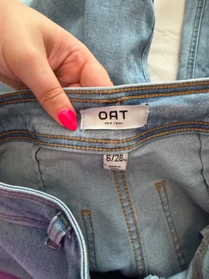 Medium Wash Oat Wide Leg Jeans Blue Size 6 thumbnail 4