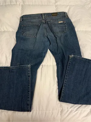 Vintage David Kahn Heidi Low Rise Flare Jeans Blue Size 28 thumbnail 2