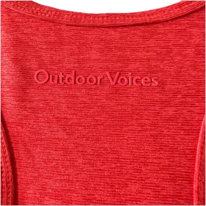 Outdoor Voices Athena Colorblock Tank Dress Small Red‎ Maroon Racerback Athletic thumbnail 7