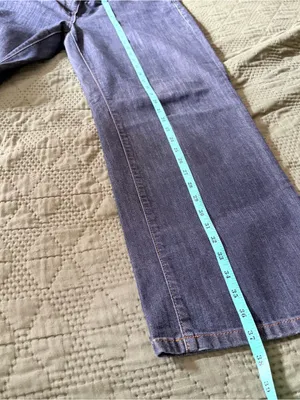 Boden Dark Wash Wide Leg Jeans Size WC137 US 10P Petite thumbnail 9