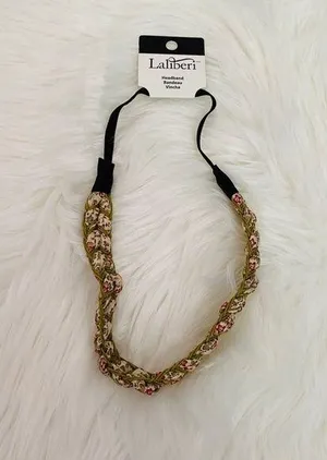Floral Braided Headband thumbnail 1