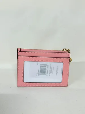 coach Mini Skinny Id Case In Loved Denim With Quilting And Charm cfa30 thumbnail 4