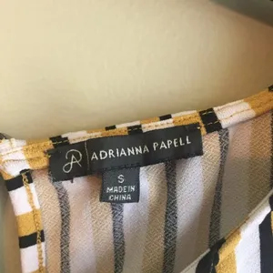 Adrianna Papell small yellow top thumbnail 4