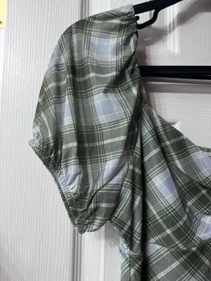 Born to be spoiled plaid dress with slip (fits medium or small) thumbnail 3