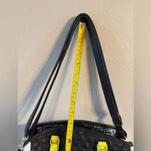 Betsey Johnson Neon Yellow Heart Purse thumbnail 7