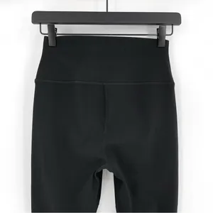 ALO YOGA 7/8 High-Waist Ripped Warrior Black S thumbnail 7