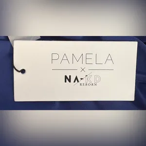 Pamela x Na-kd Blue Long Sleeve‎ Maxi Dress NWT Size XS thumbnail 7